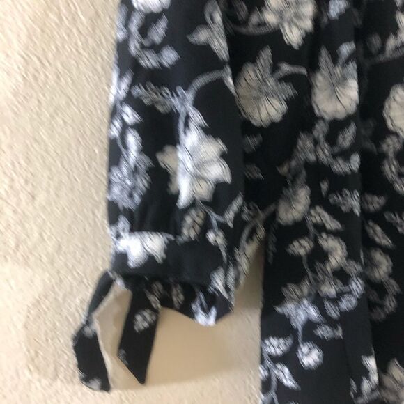 NY Collection Floral Print Off the shoulder top MP - Picture 2 of 3